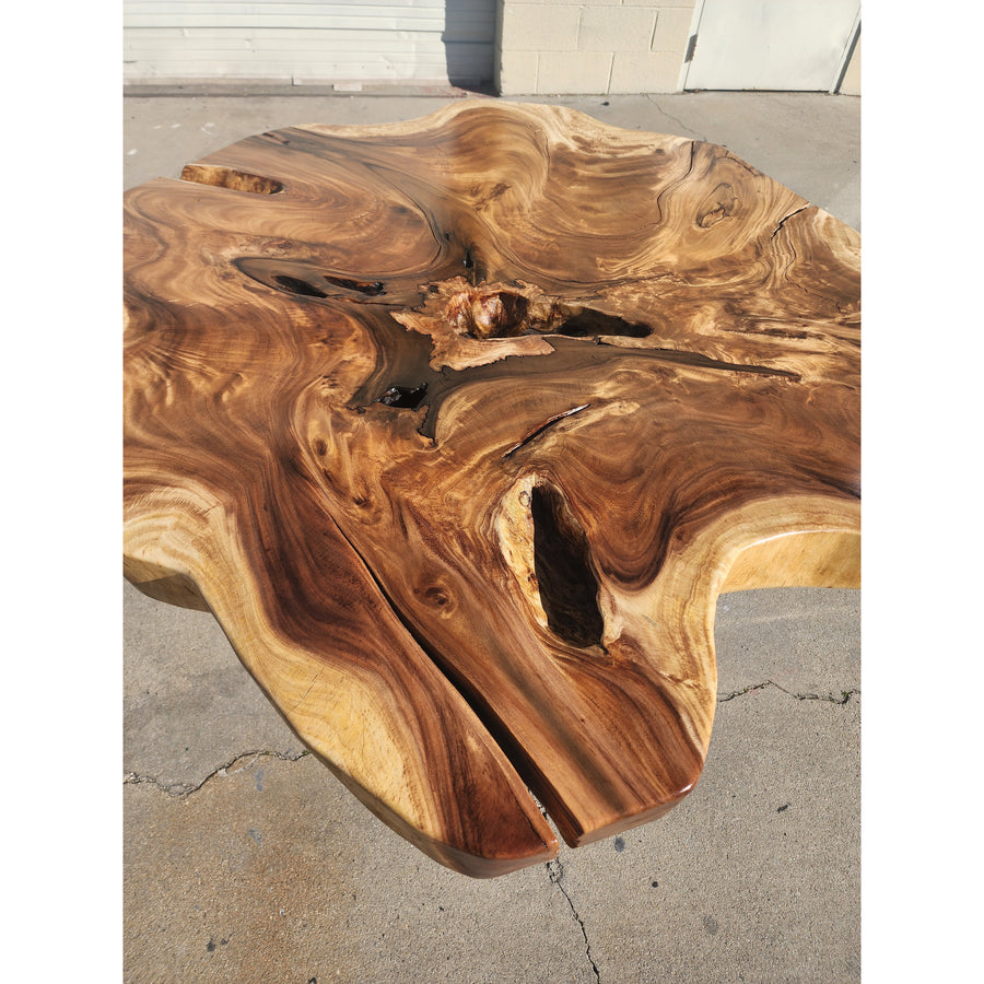 Live edge Round Acacia Wood Slab