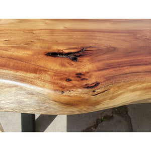 96"L Rustic Style, Acacia wood dining table